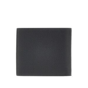 Thom Browne Men Grained Leather Bi-Fold Wallet